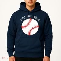 I'd Hit That Baseball Hoodie thumb 2