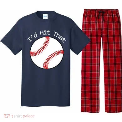 I'd Hit That Baseball Pajama Set