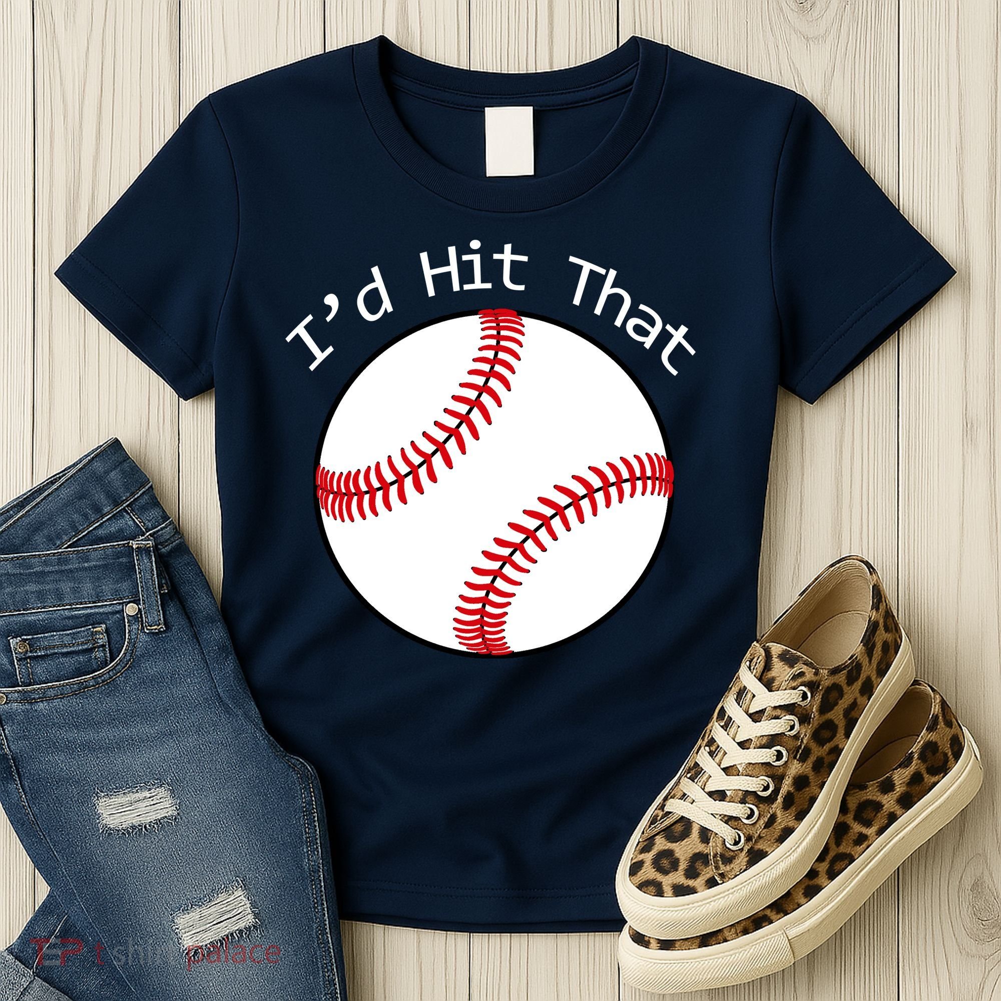 I'd Hit That Baseball Women's T-Shirt