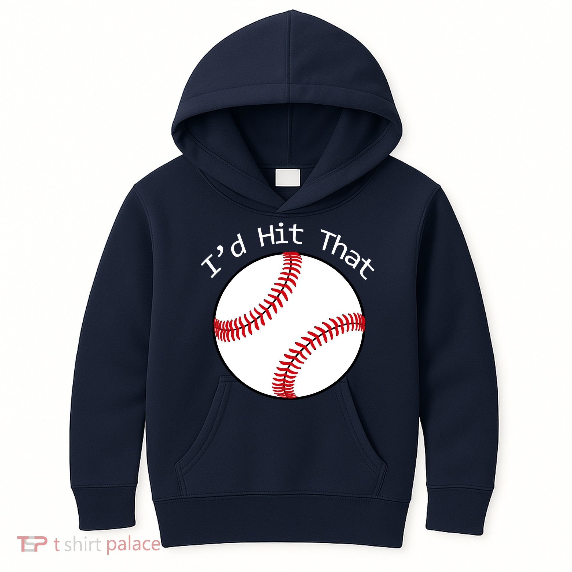 I'd Hit That Baseball Kids Hoodie