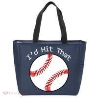 I'd Hit That Baseball Tote Bag thumb 0