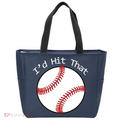 I'd Hit That Baseball Tote Bag