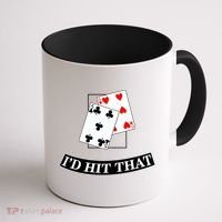 I'd Hit That Black Jack Coffee Mug thumb 1