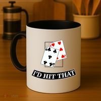 I'd Hit That Black Jack Coffee Mug thumb 4