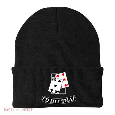 I'd Hit That Black Jack Beanie