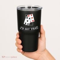 I'd Hit That Black Jack Tumbler thumb 2
