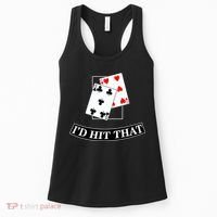 I'd Hit That Black Jack Women's Tank Top thumb 0