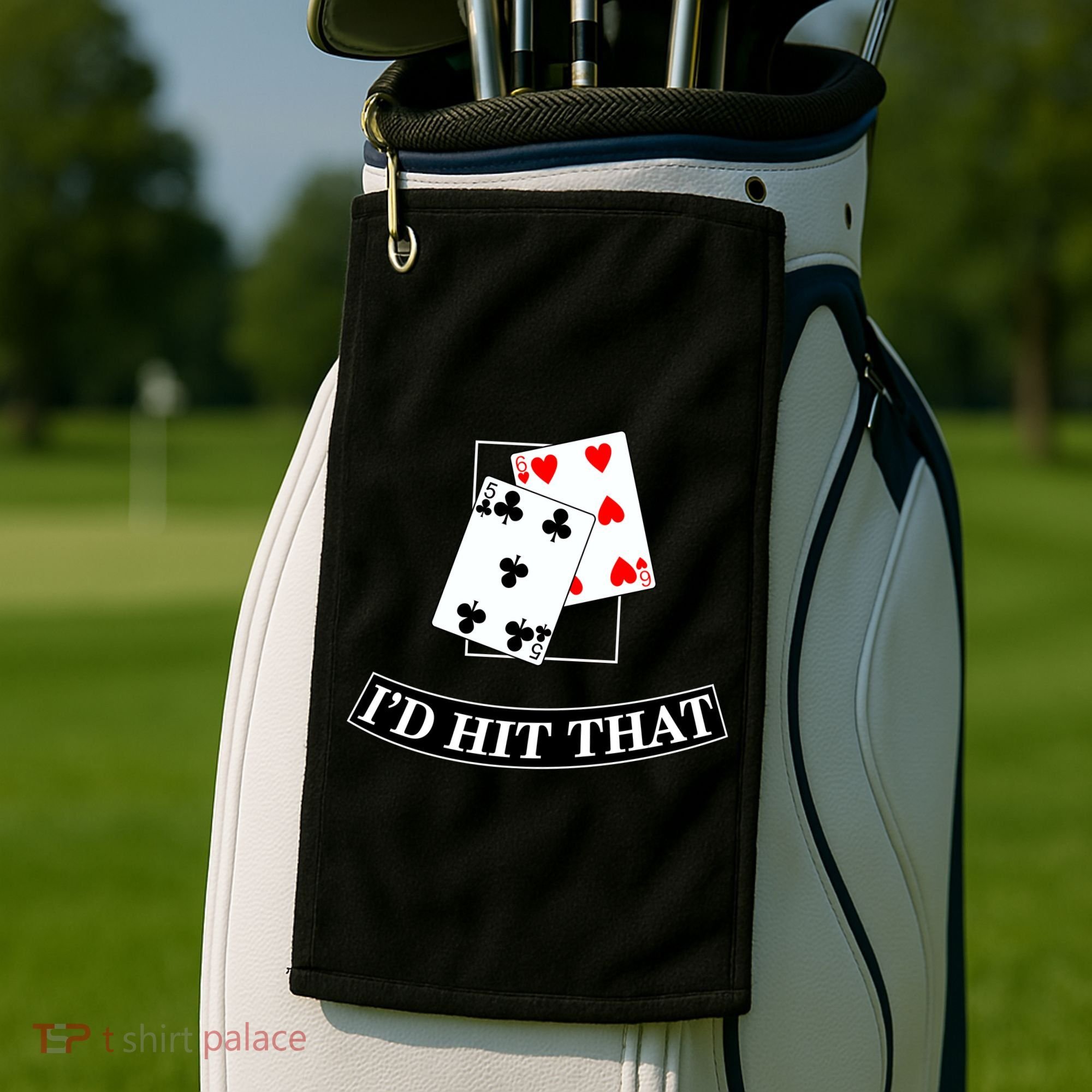 I'd Hit That Black Jack Golf Towel
