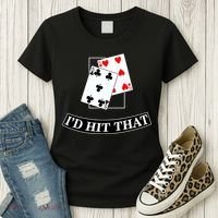 I'd Hit That Black Jack Women's T-Shirt thumb 3
