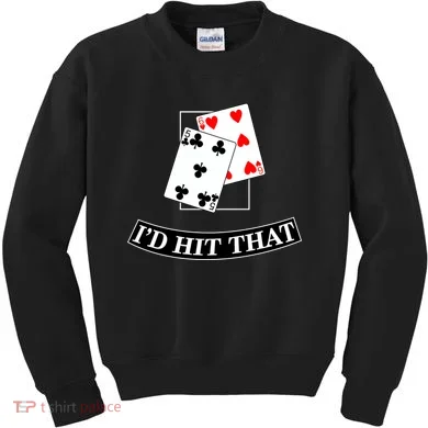 I'd Hit That Black Jack Kids Sweatshirt
