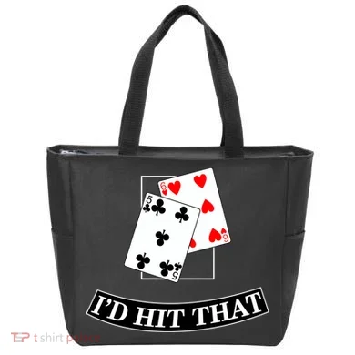 I'd Hit That Black Jack Tote Bag