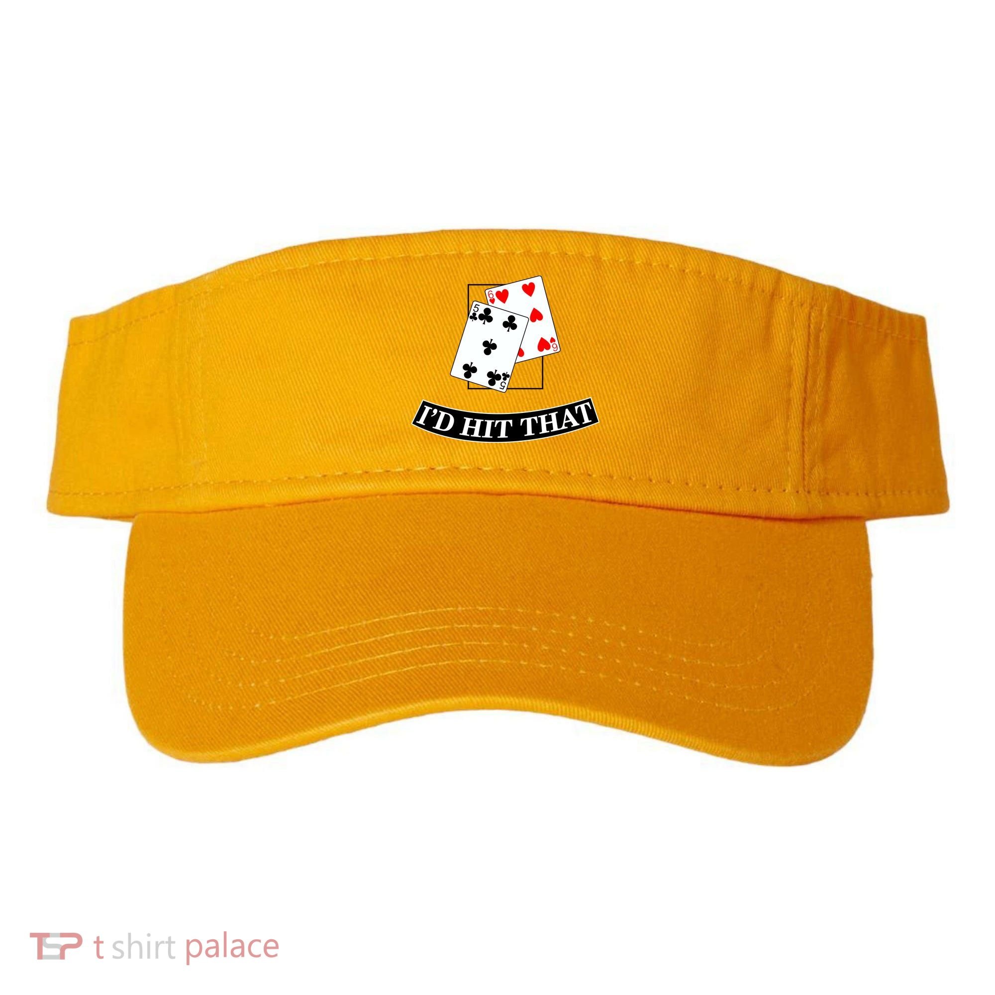 I'd Hit That Black Jack Visor
