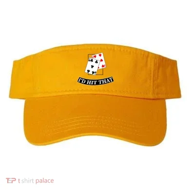 I'd Hit That Black Jack Visor