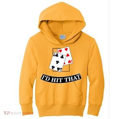 I'd Hit That Black Jack Kids Hoodie