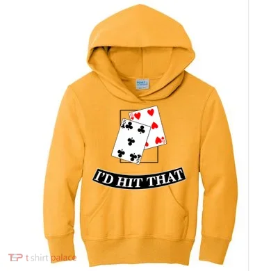 I'd Hit That Black Jack Kids Hoodie