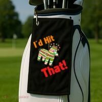I'd Hit That Pinata Golf Towel thumb 2
