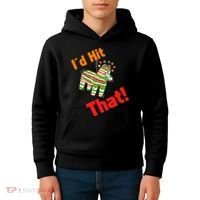 I'd Hit That Pinata Kids Hoodie thumb 4