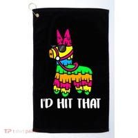 I'd Hit That Pinata Funny Party Golf Towel thumb 0
