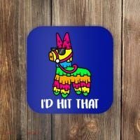 I'd Hit That Pinata Funny Party Coaster thumb 0