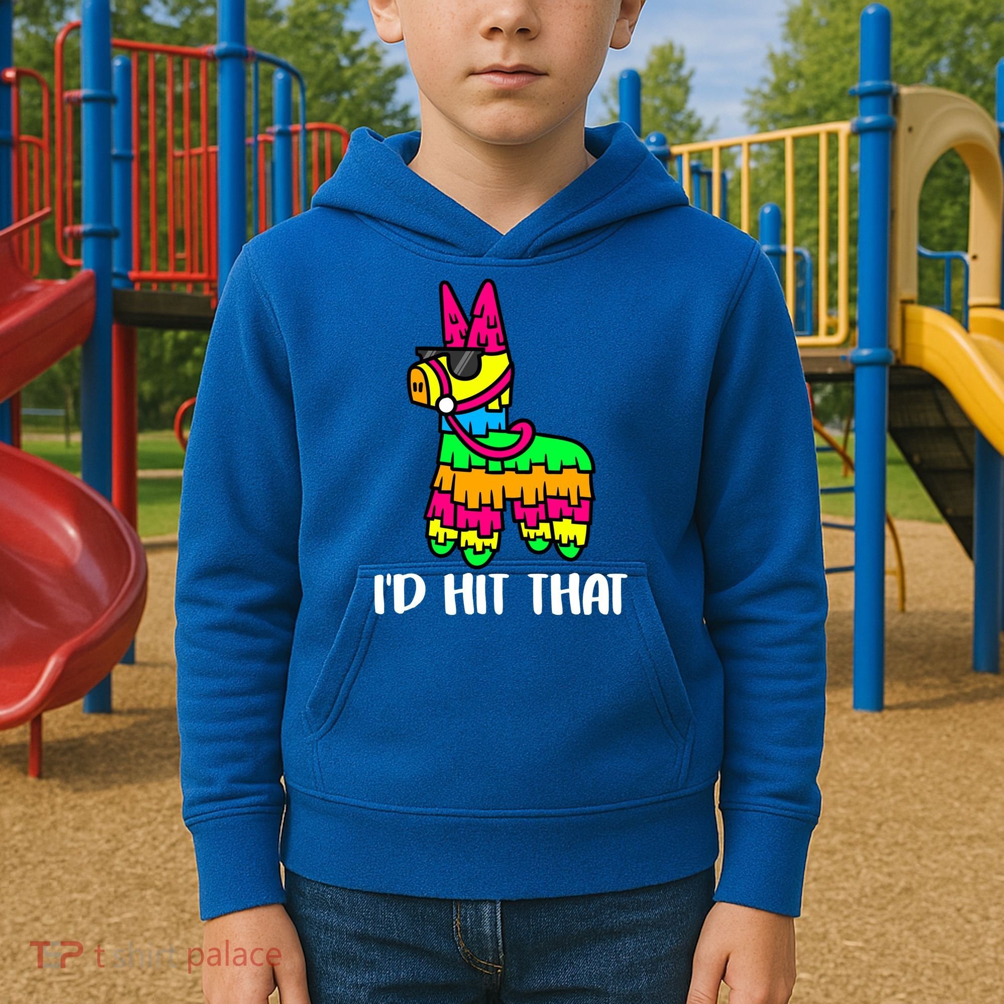 I'd Hit That Pinata Funny Party Kids Hoodie