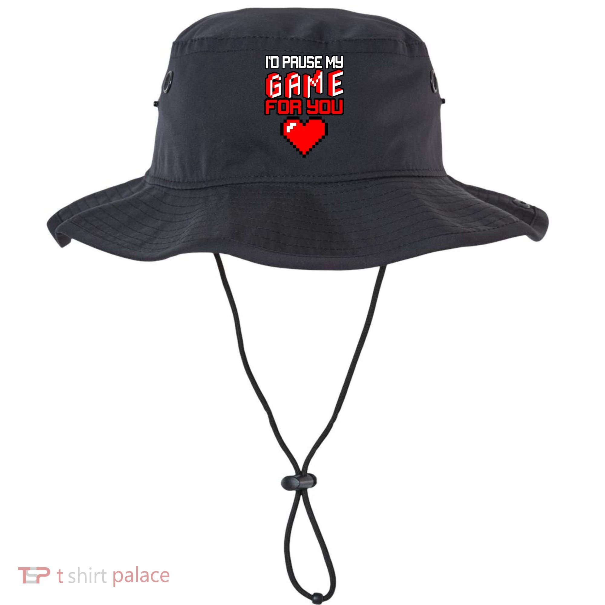 I'd Pause My Game For You Valentines Day Bucket Hat