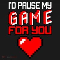 I'd Pause My Game For You Valentines Day Bucket Hat thumb 4