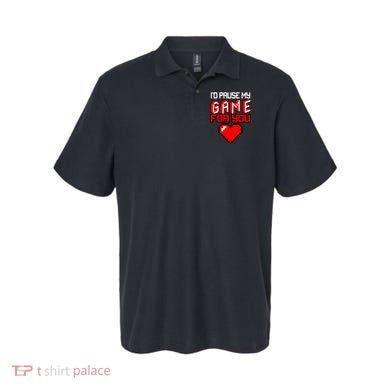 I'd Pause My Game For You Valentines Day Polo
