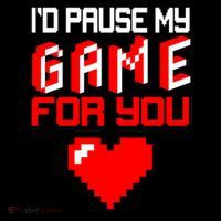 I'd Pause My Game For You Valentines Day Women's Hoodie thumb 2