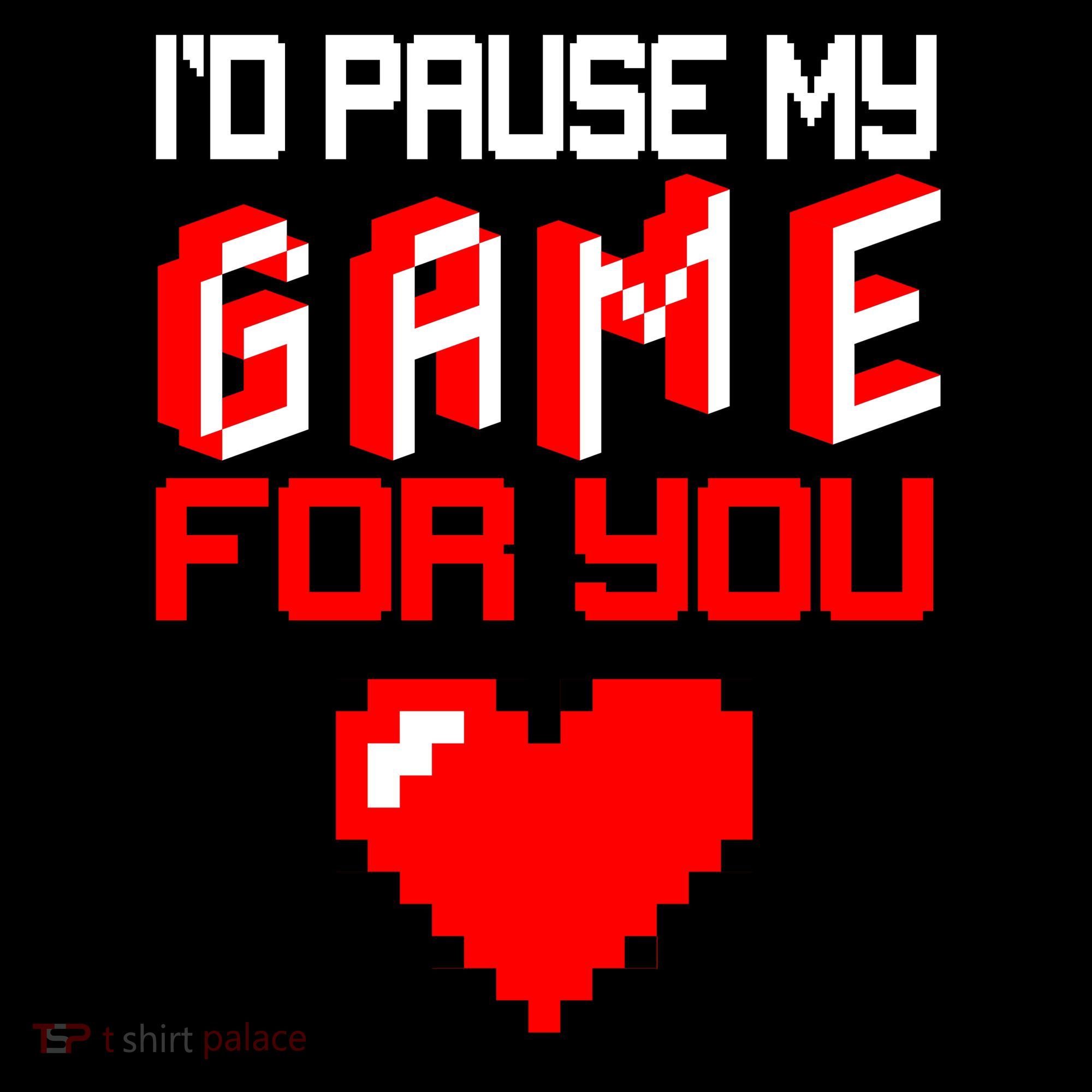 I'd Pause My Game For You Valentines Day Visor