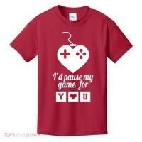 I'd Pause My Games For You Kids T-Shirt thumb 0
