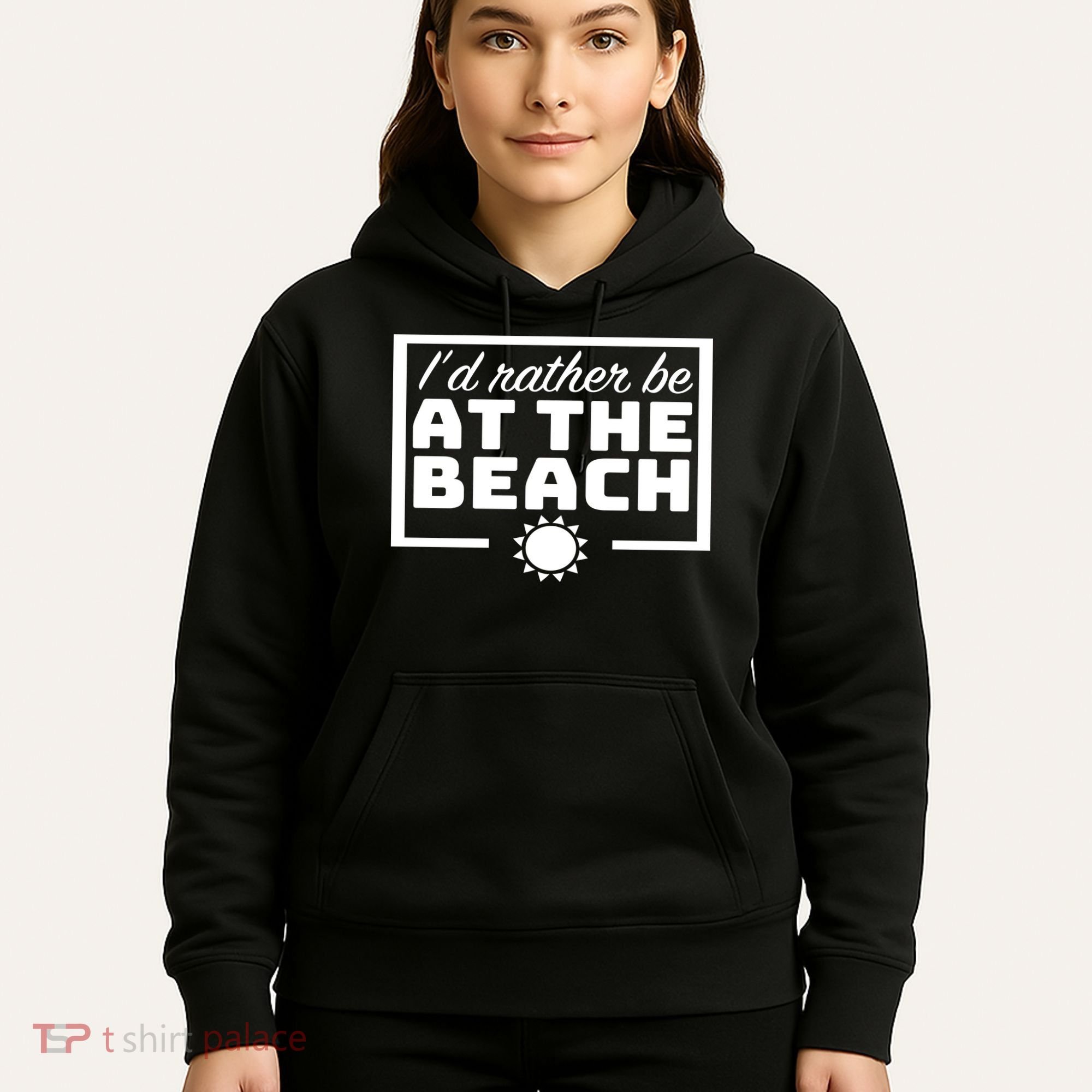I'd Rather Be At The Beach Hoodie