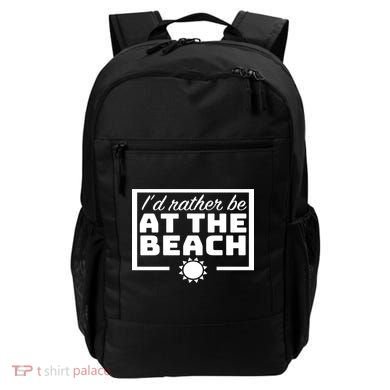 I'd Rather Be At The Beach Backpack