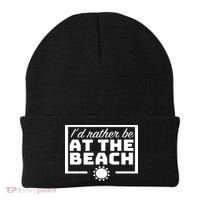 I'd Rather Be At The Beach Beanie thumb 0