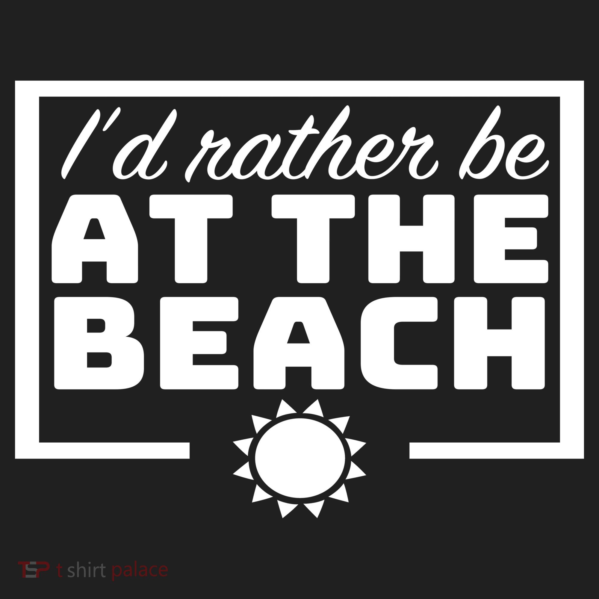 I'd Rather Be At The Beach Beanie