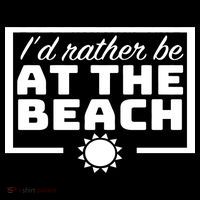 I'd Rather Be At The Beach Coaster thumb 2