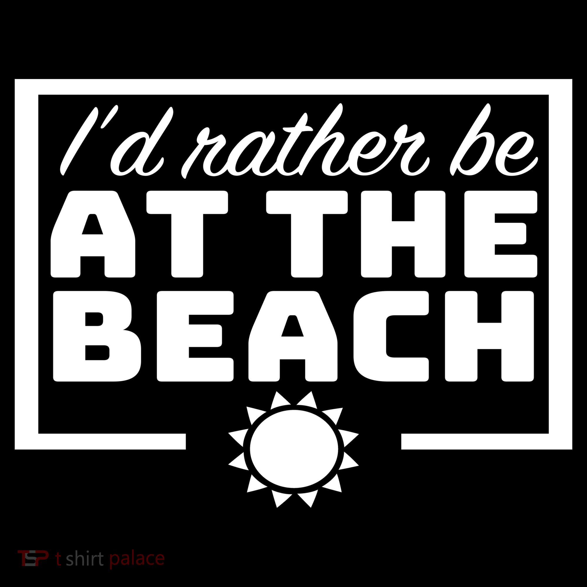 I'd Rather Be At The Beach Women's Tank Top
