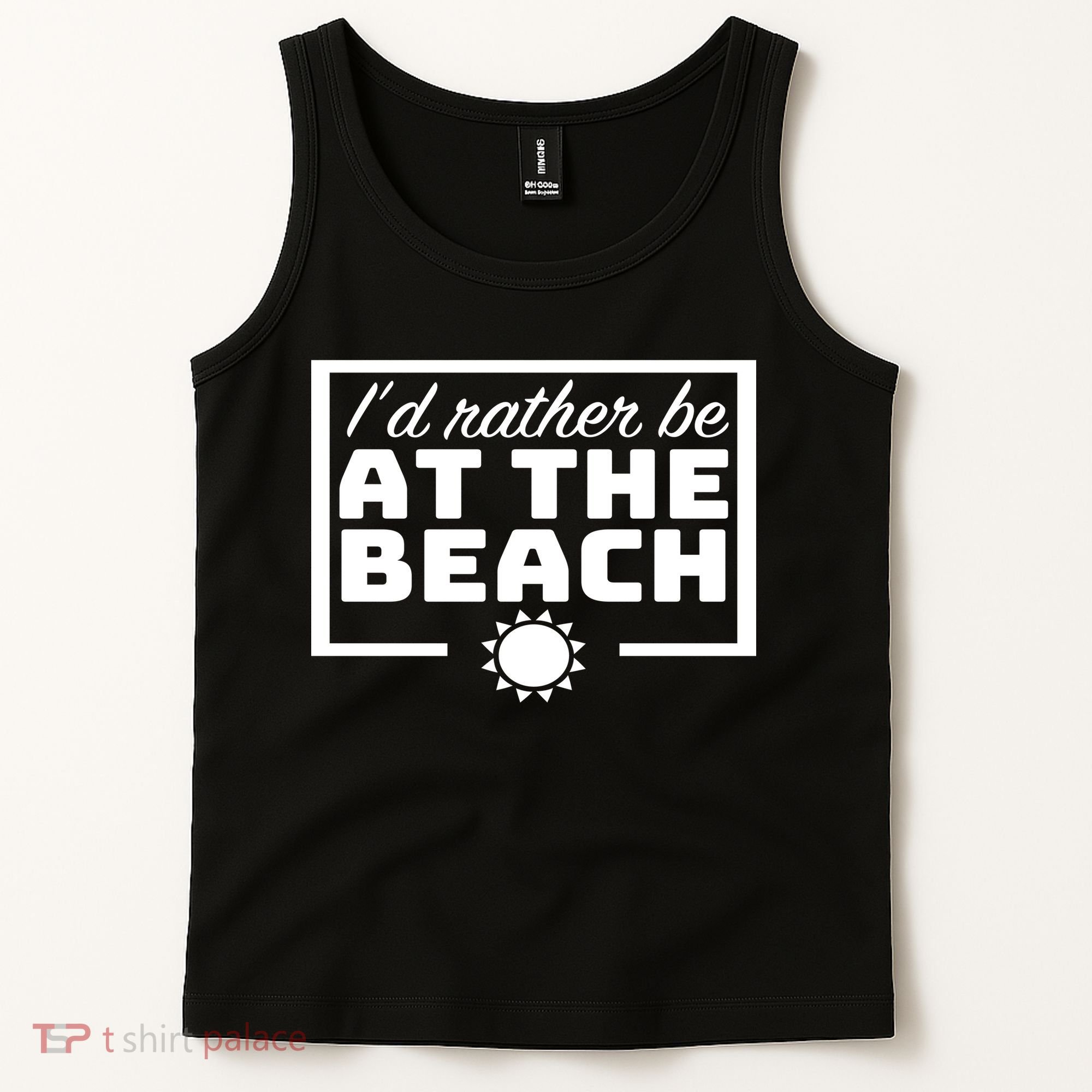 I'd Rather Be At The Beach Tank Top