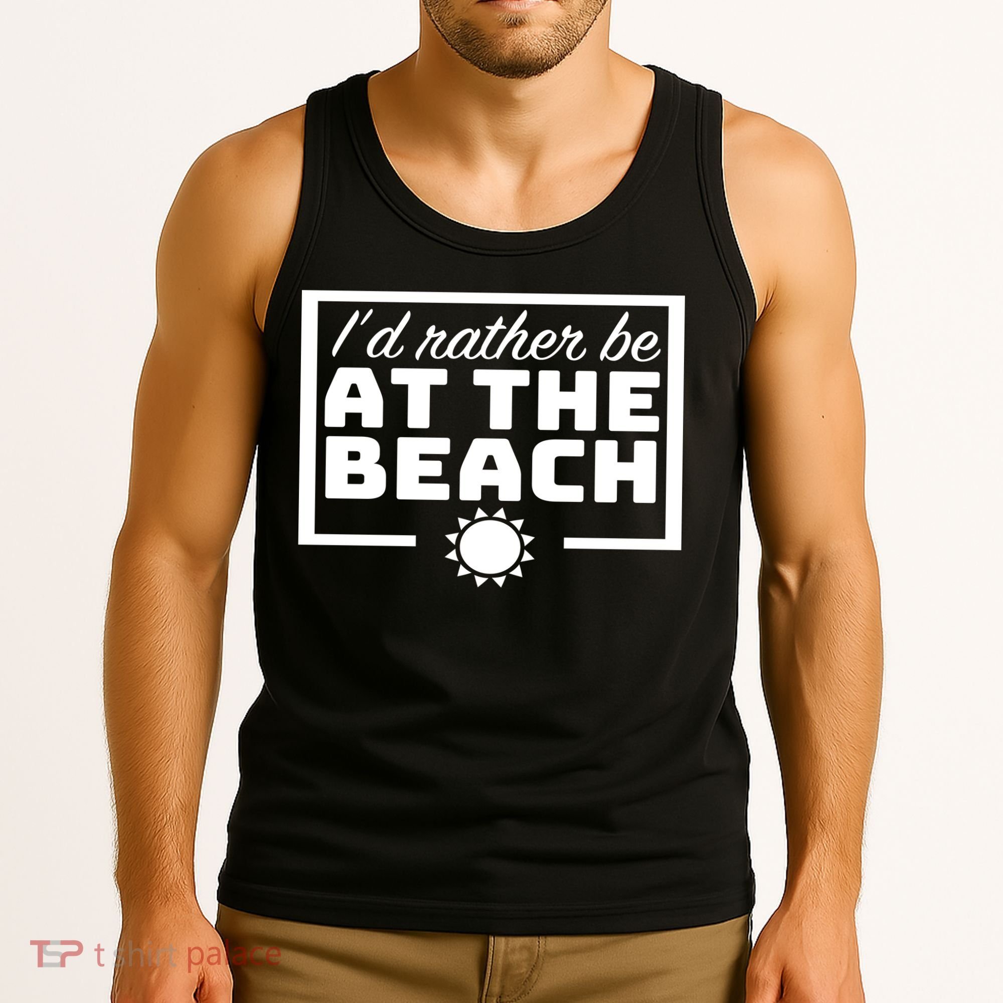 I'd Rather Be At The Beach Tank Top