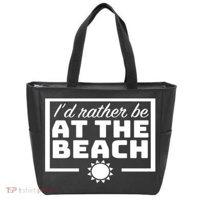 I'd Rather Be At The Beach Tote Bag