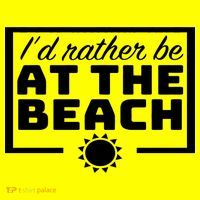 I'd Rather Be At The Beach Button thumb 1