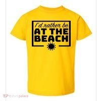 I'd Rather Be At The Beach Toddler T-Shirt thumb 0