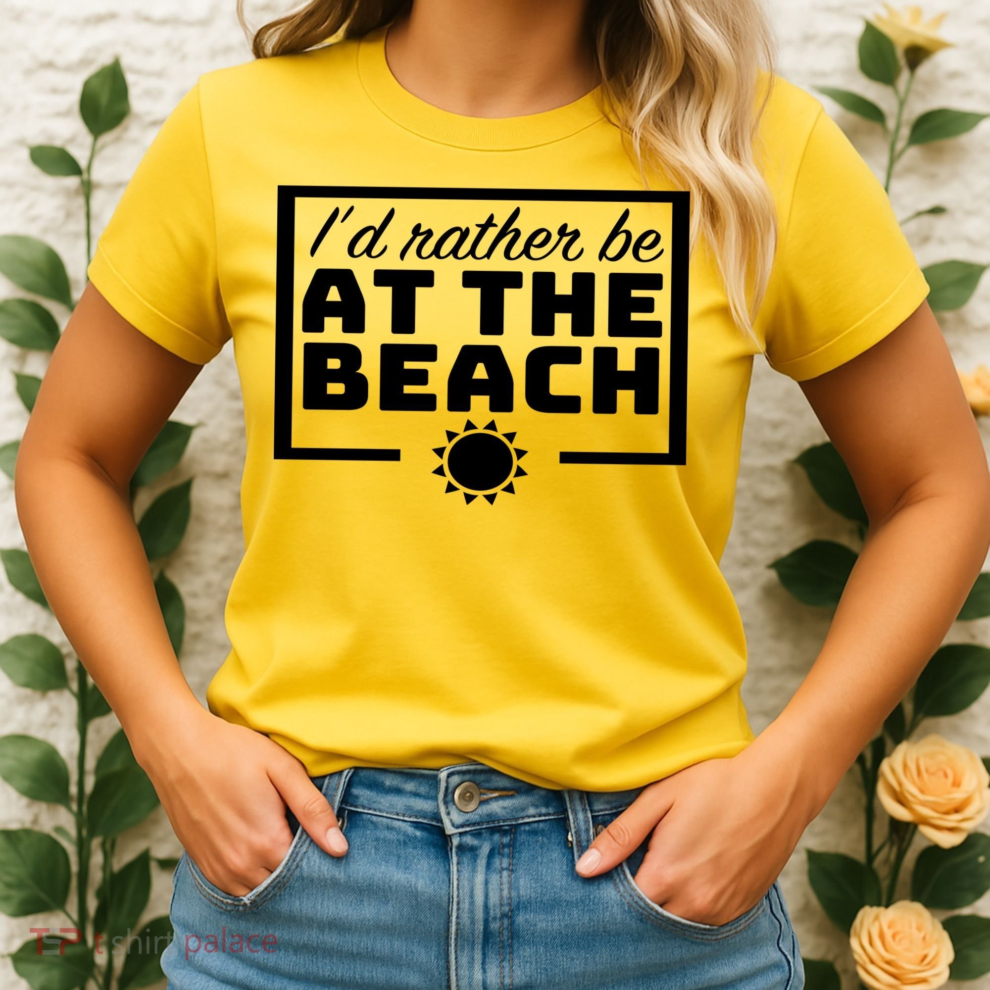 I'd Rather Be At The Beach Women's T-Shirt