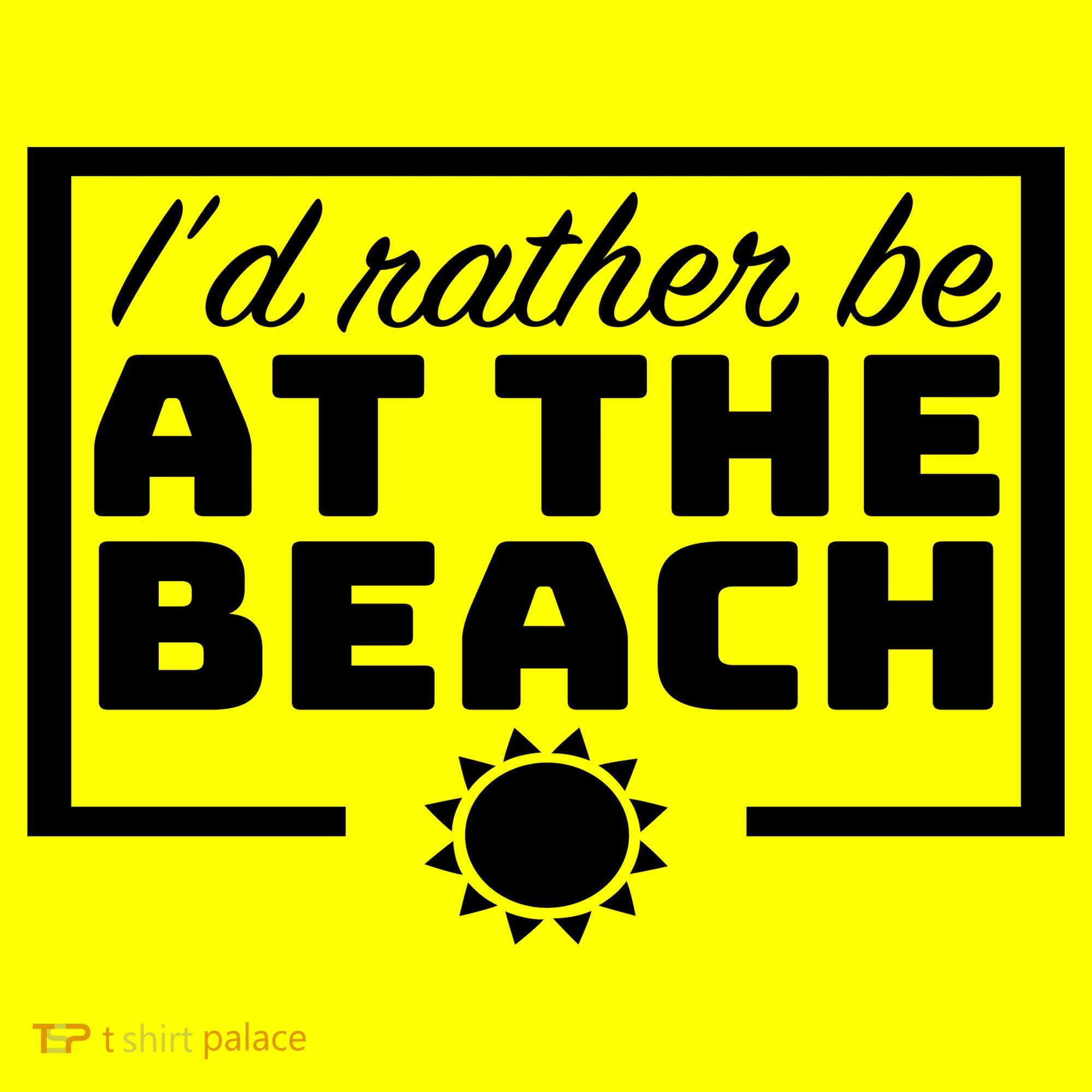 I'd Rather Be At The Beach Kids T-Shirt