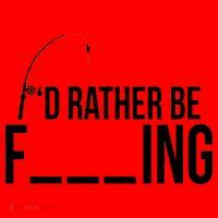 I'd Rather Be Fishing Funny Fisherman Santa Hat thumb 1