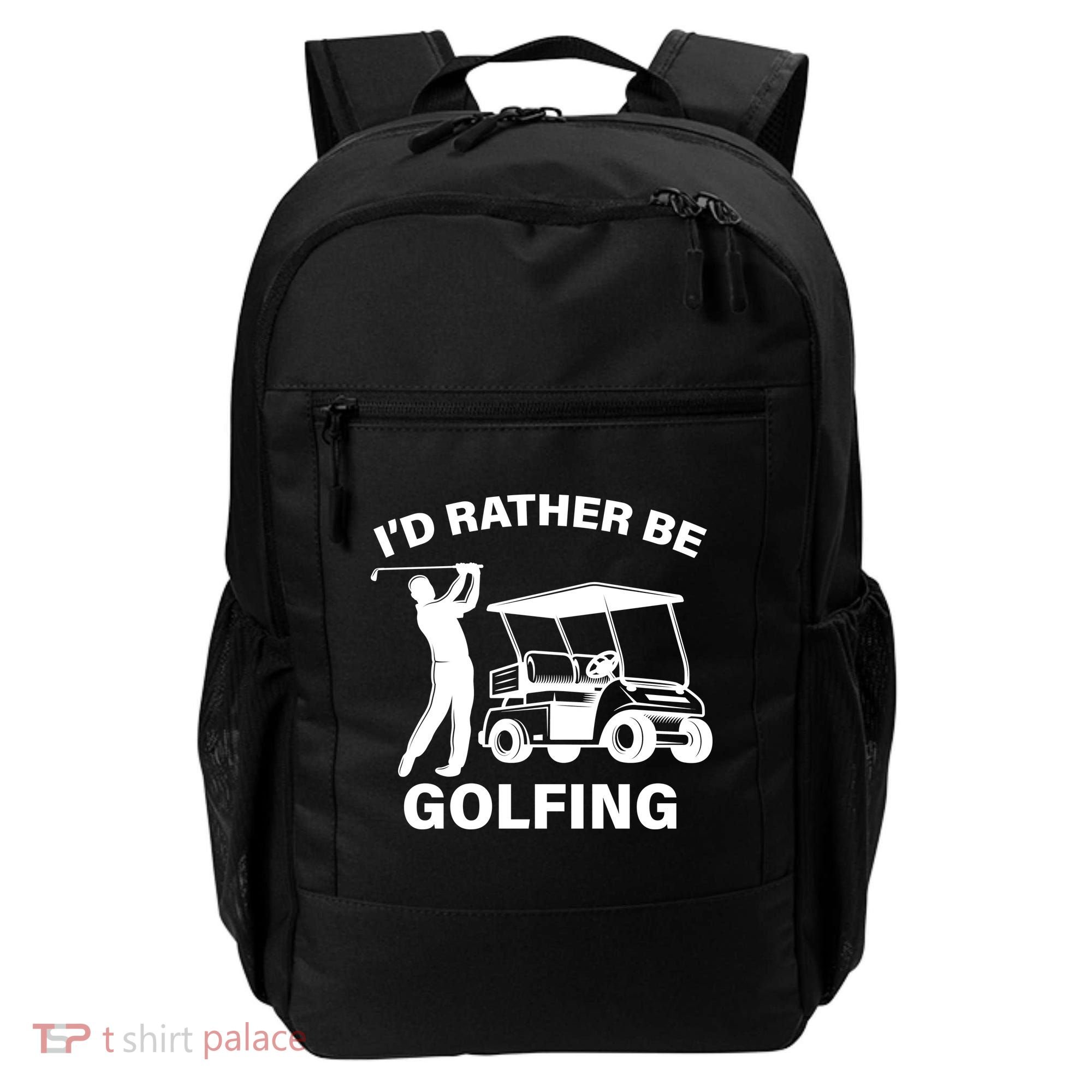 I'd Rather Be Golfing Backpack