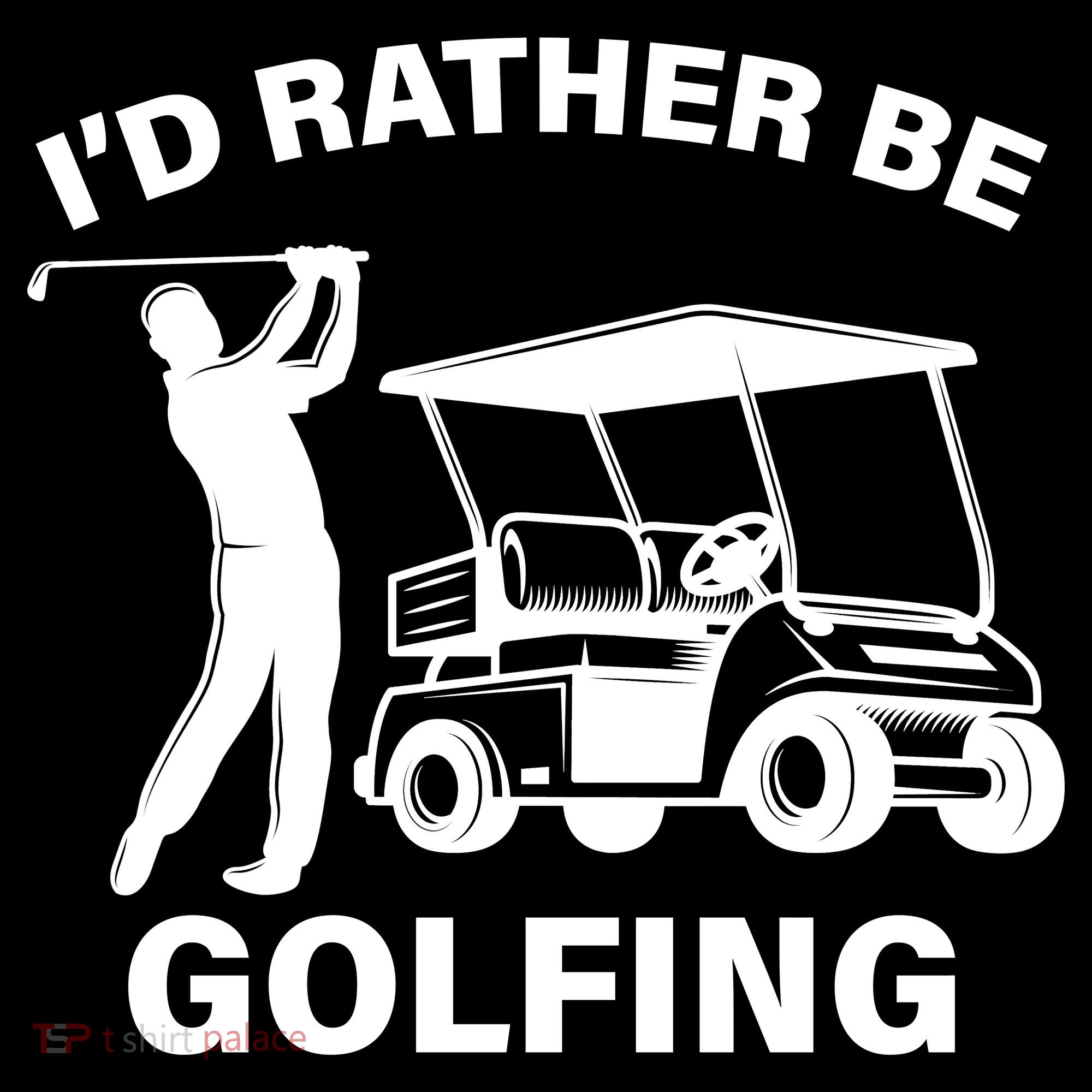 I'd Rather Be Golfing Women's Hoodie