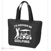 I'd Rather Be Golfing Tote Bag thumb 3