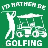 I'd Rather Be Golfing Polo thumb 2
