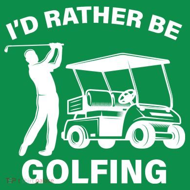 I'd Rather Be Golfing Mousepad