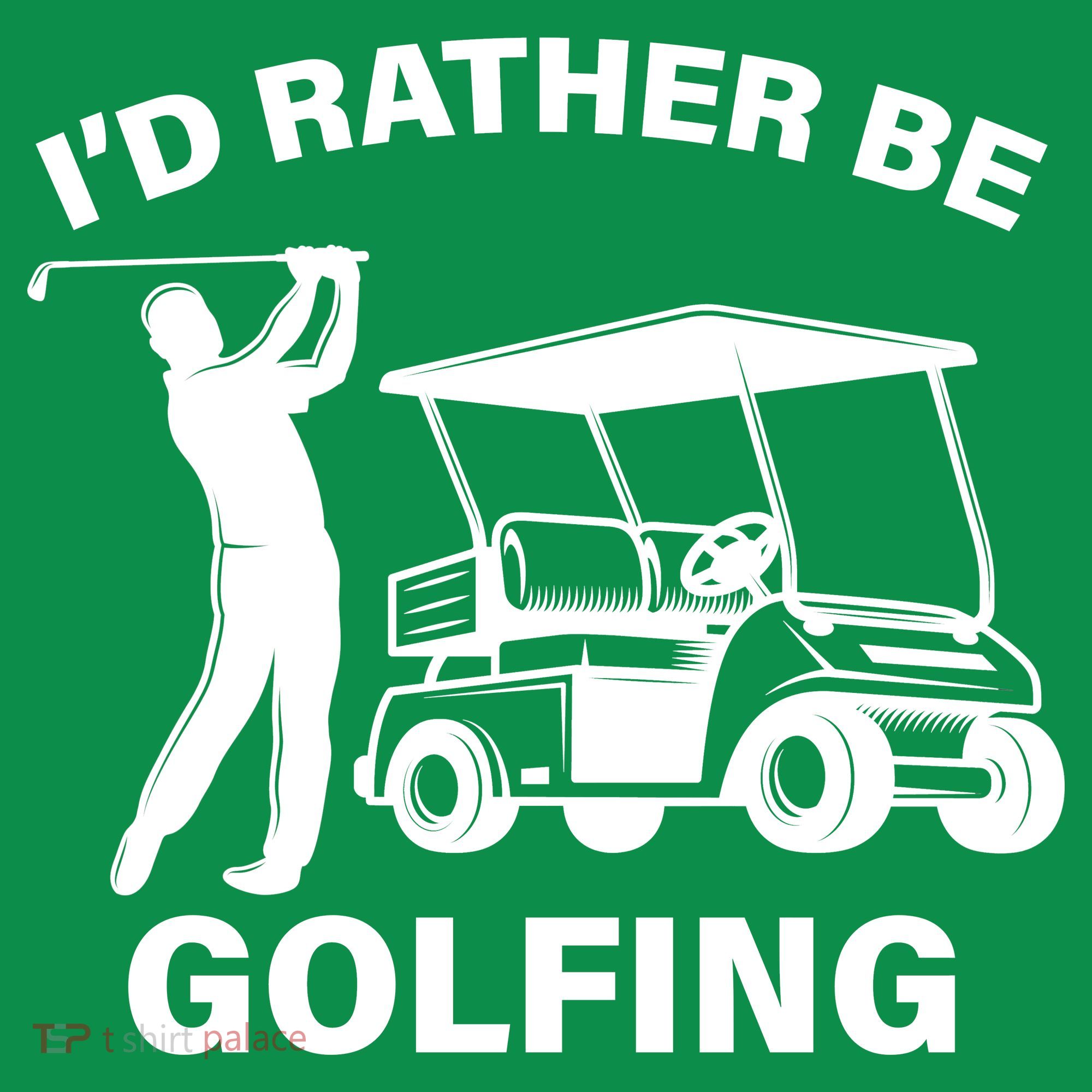 I'd Rather Be Golfing Mousepad
